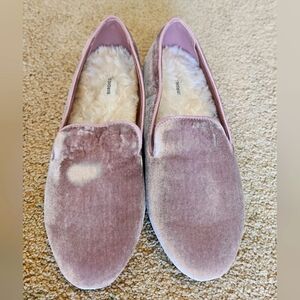 Birdies Velvet Loafers